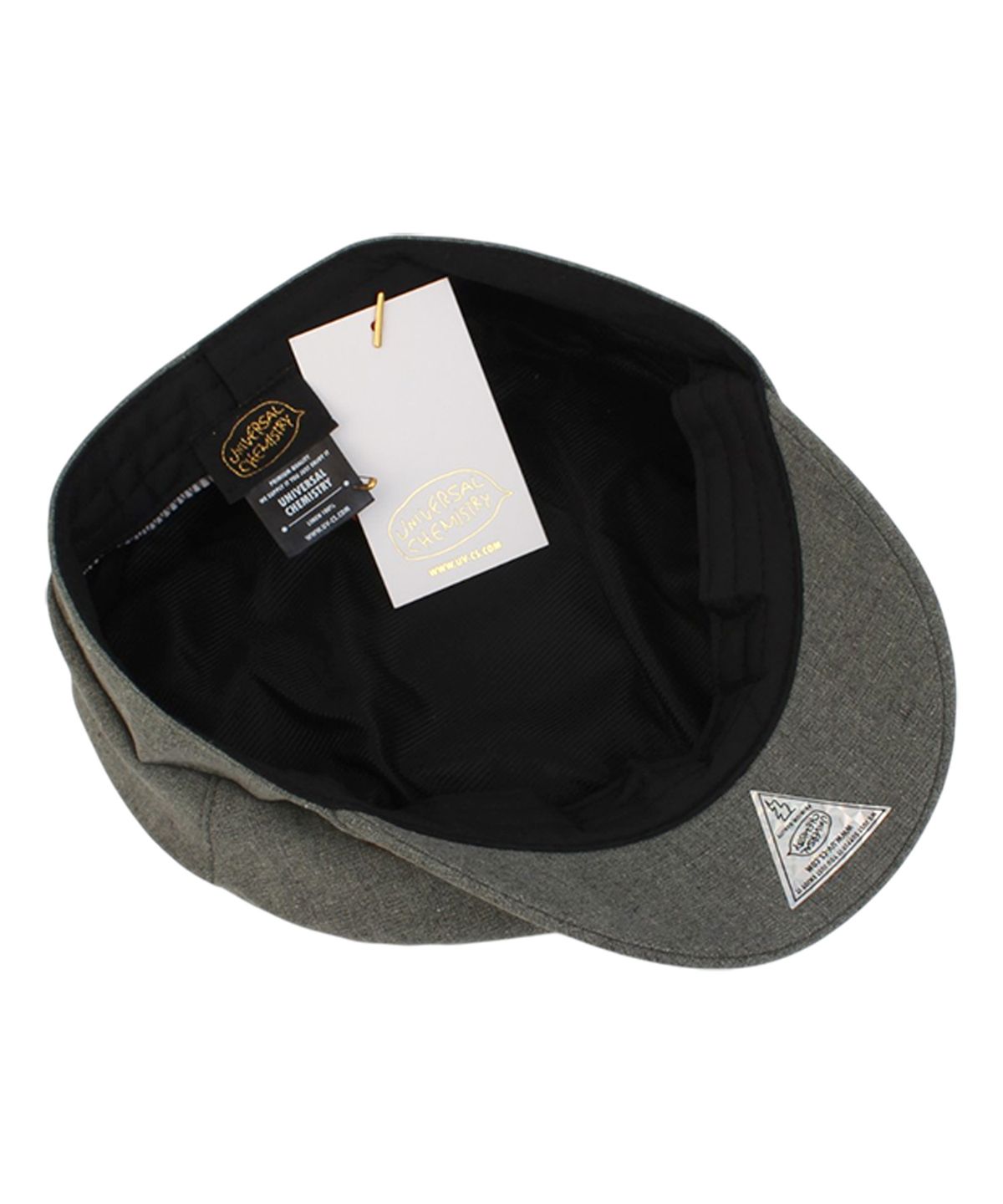 유니버셜 케미스트리(UNIVERSAL CHEMISTRY) Linen Khaki Logo Marine Cap 마린캡