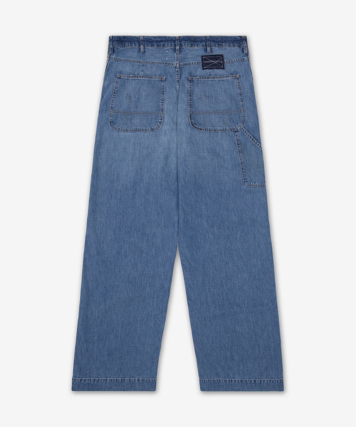 메종 마르지엘라(MAISON MARGIELA) 와이드레그 데님 팬츠 - 블루 워시드 / S50KA0711M30021963
