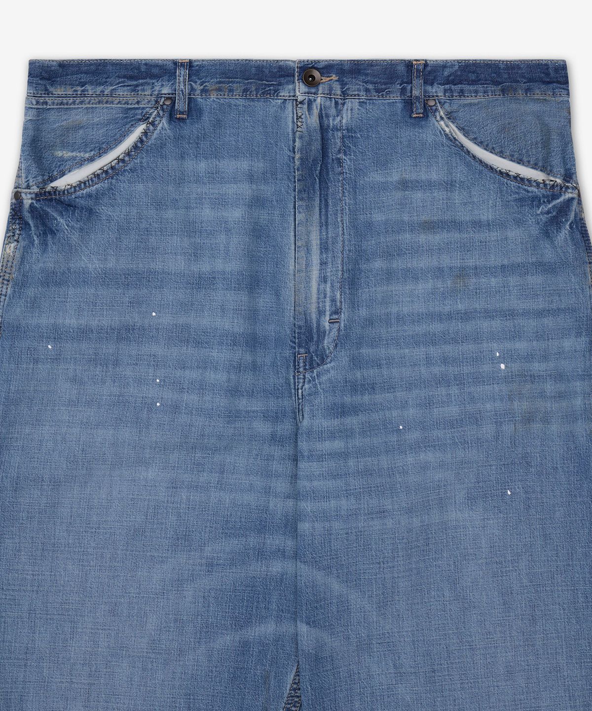 메종 마르지엘라(MAISON MARGIELA) 와이드레그 데님 팬츠 - 블루 워시드 / S50KA0711M30021963