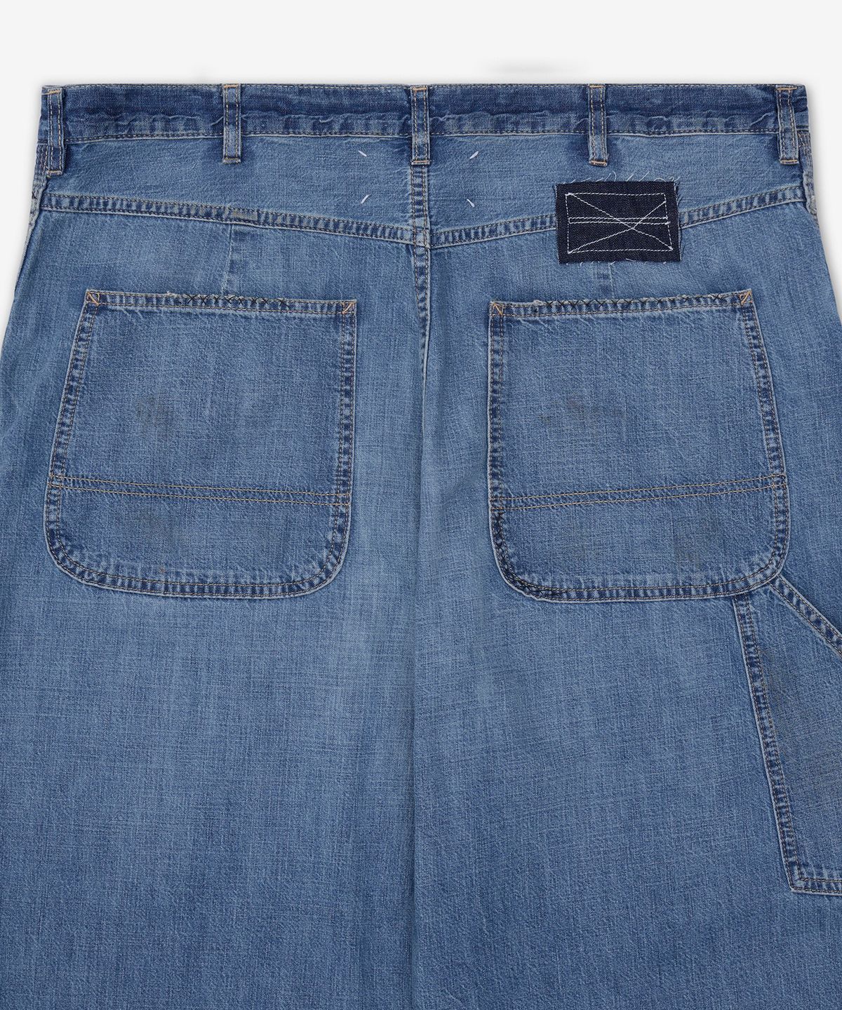 메종 마르지엘라(MAISON MARGIELA) 와이드레그 데님 팬츠 - 블루 워시드 / S50KA0711M30021963