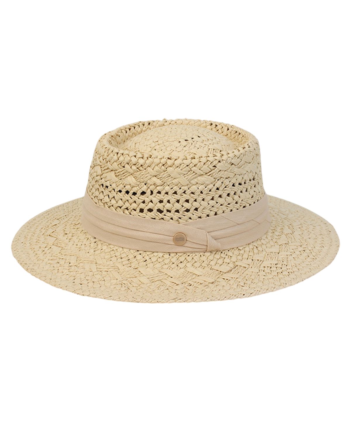 유니버셜 케미스트리(UNIVERSAL CHEMISTRY) SanJose BG line Beige Panama Hat 파나마햇