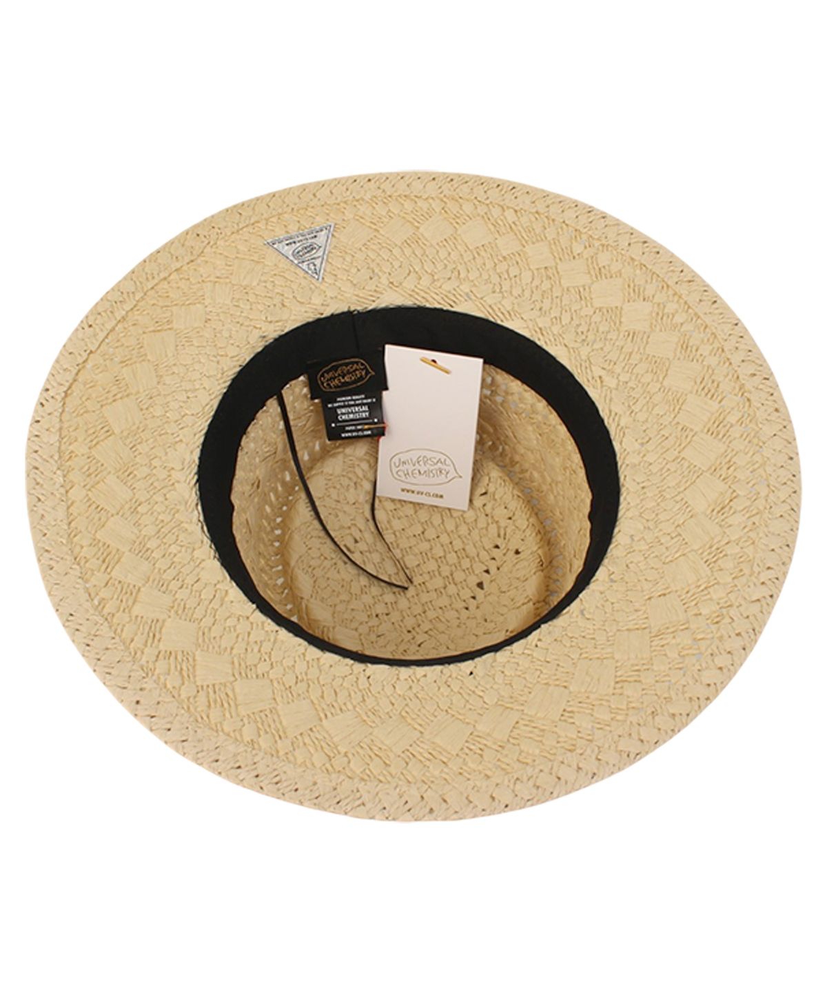 유니버셜 케미스트리(UNIVERSAL CHEMISTRY) SanJose BG line Beige Panama Hat 파나마햇