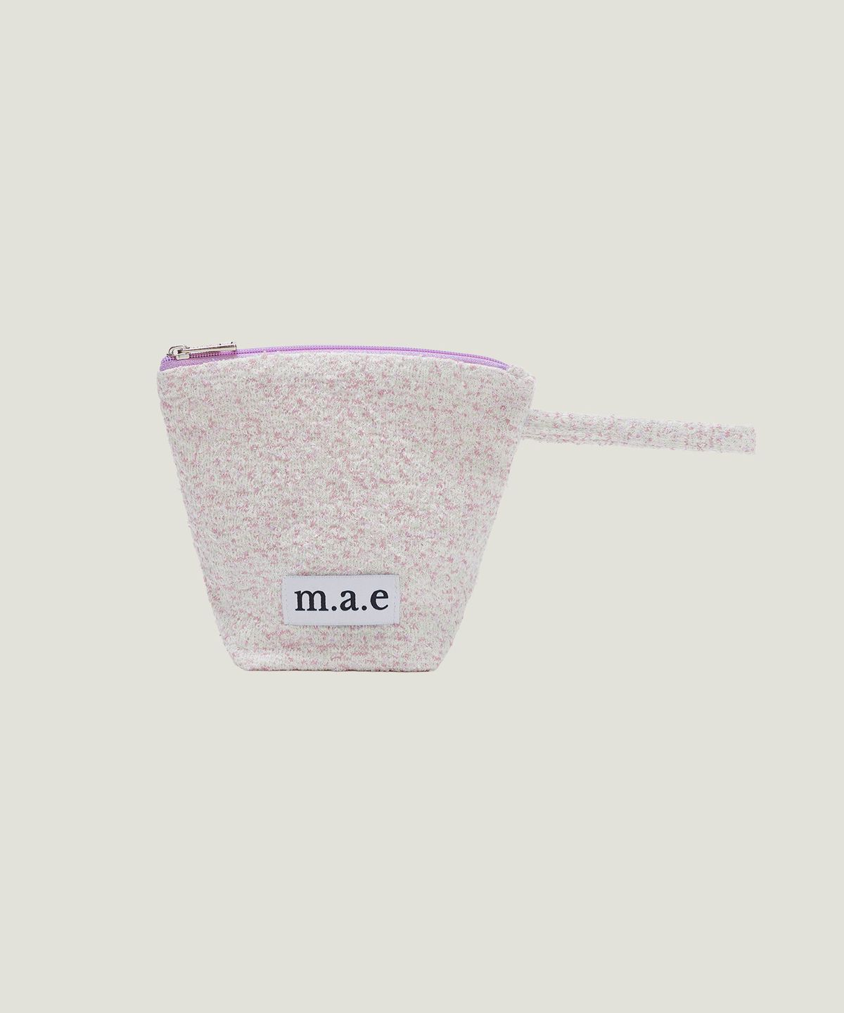 무쿠앤에보니(MUCU AND EBONY) Shell Pouch _ Flower Lavender