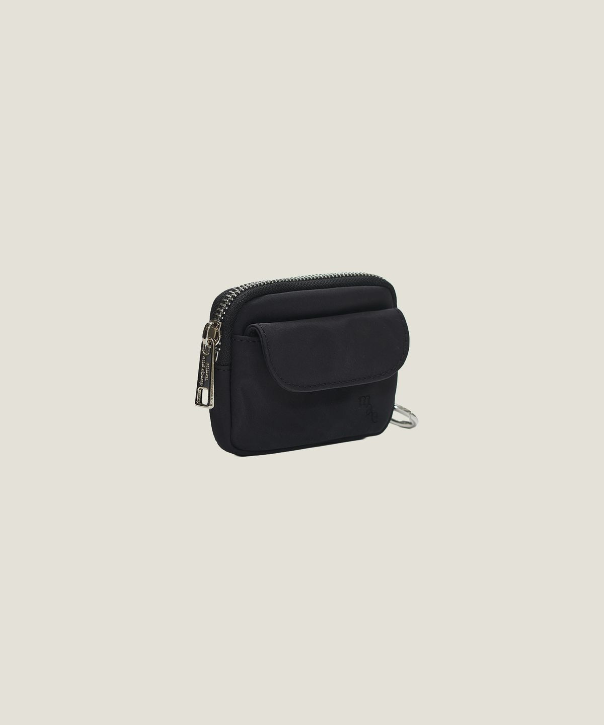 무쿠앤에보니(MUCU AND EBONY) Comfy Wallet Keyring _ Black