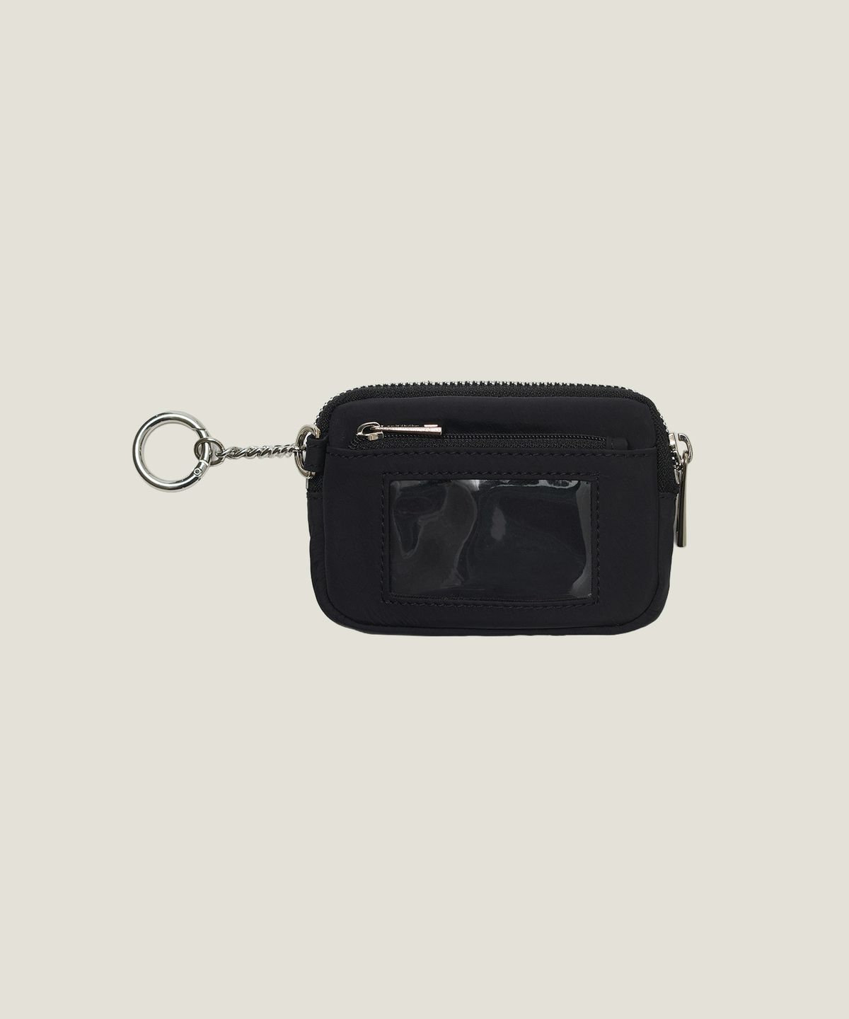 무쿠앤에보니(MUCU AND EBONY) Comfy Wallet Keyring _ Black