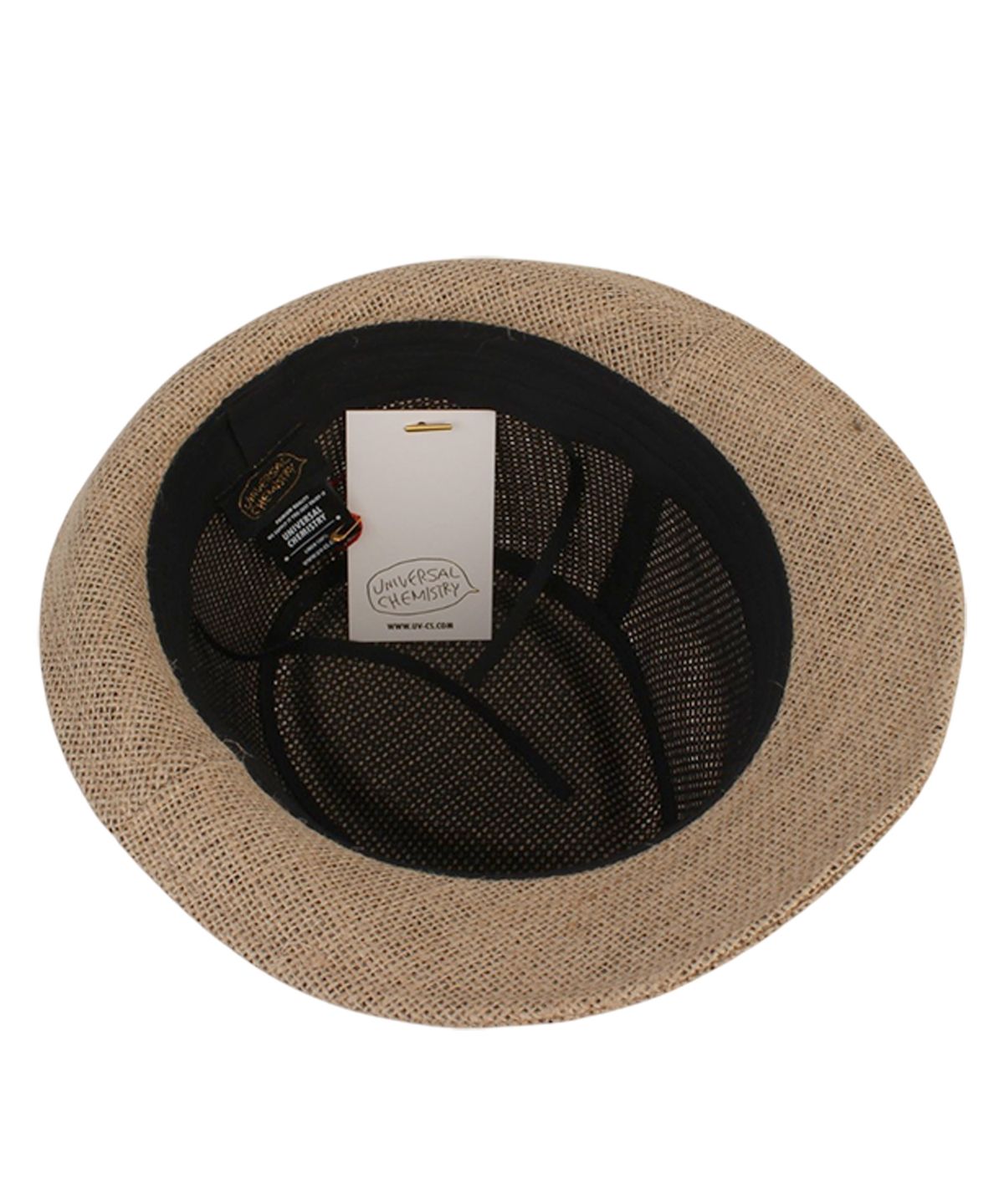 유니버셜 케미스트리(UNIVERSAL CHEMISTRY) BU BK line Linen Fedora 여름페도라