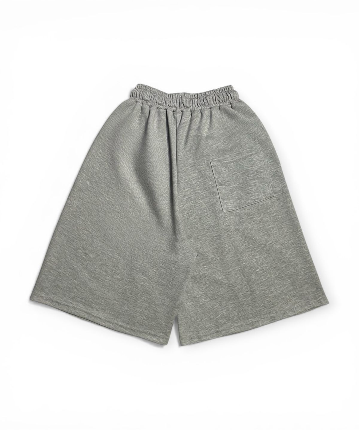본슬리피(BORN SLIPPY) Soft Industrial Zip Bermuda Shorts (Melange Gray)