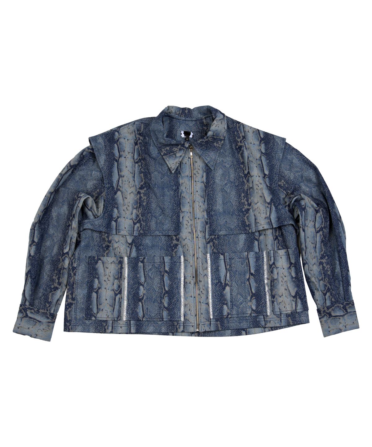 히피하우스(HIPPIE HAUS) Snake Denim Jacket_C2