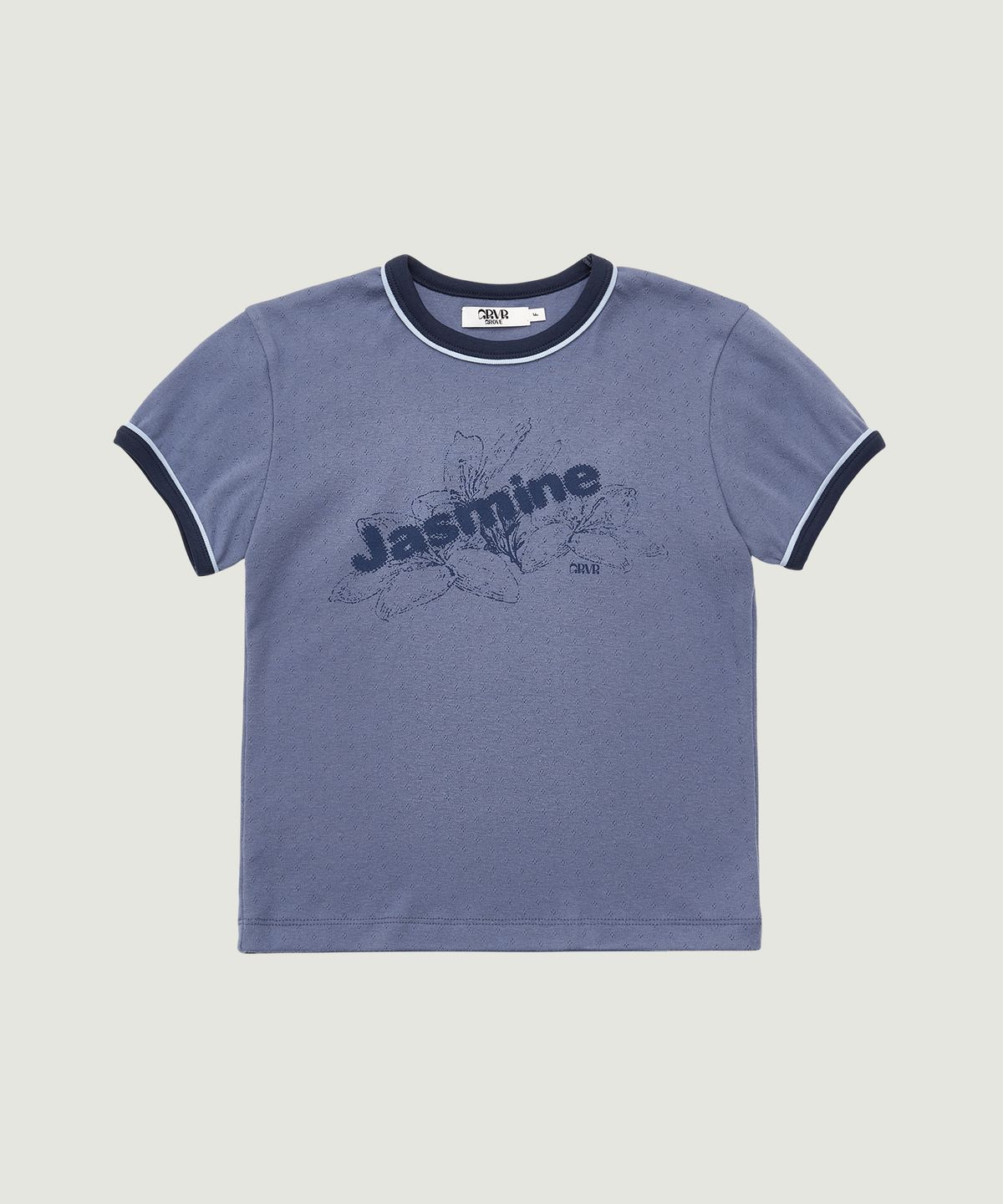 그로브(GROVE) JASMINE H/S T-SHIRT (NAVY)