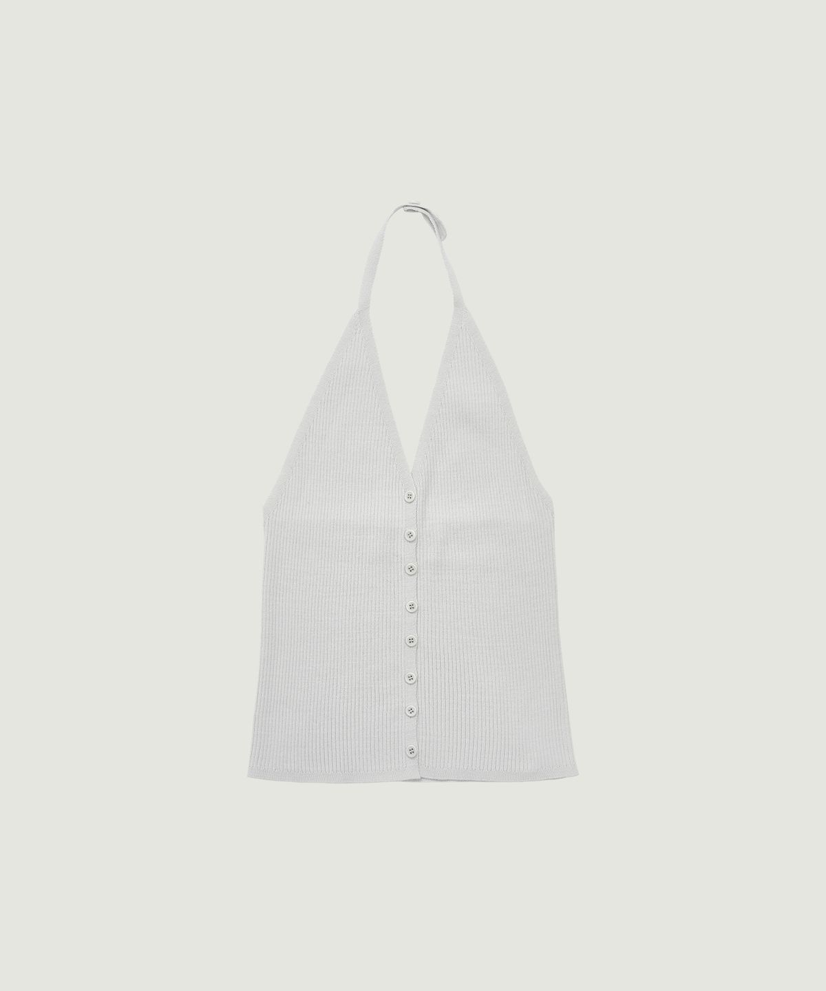 그로브(GROVE) 26SS ALINA HALTER TOP (LIGHT GRAY)