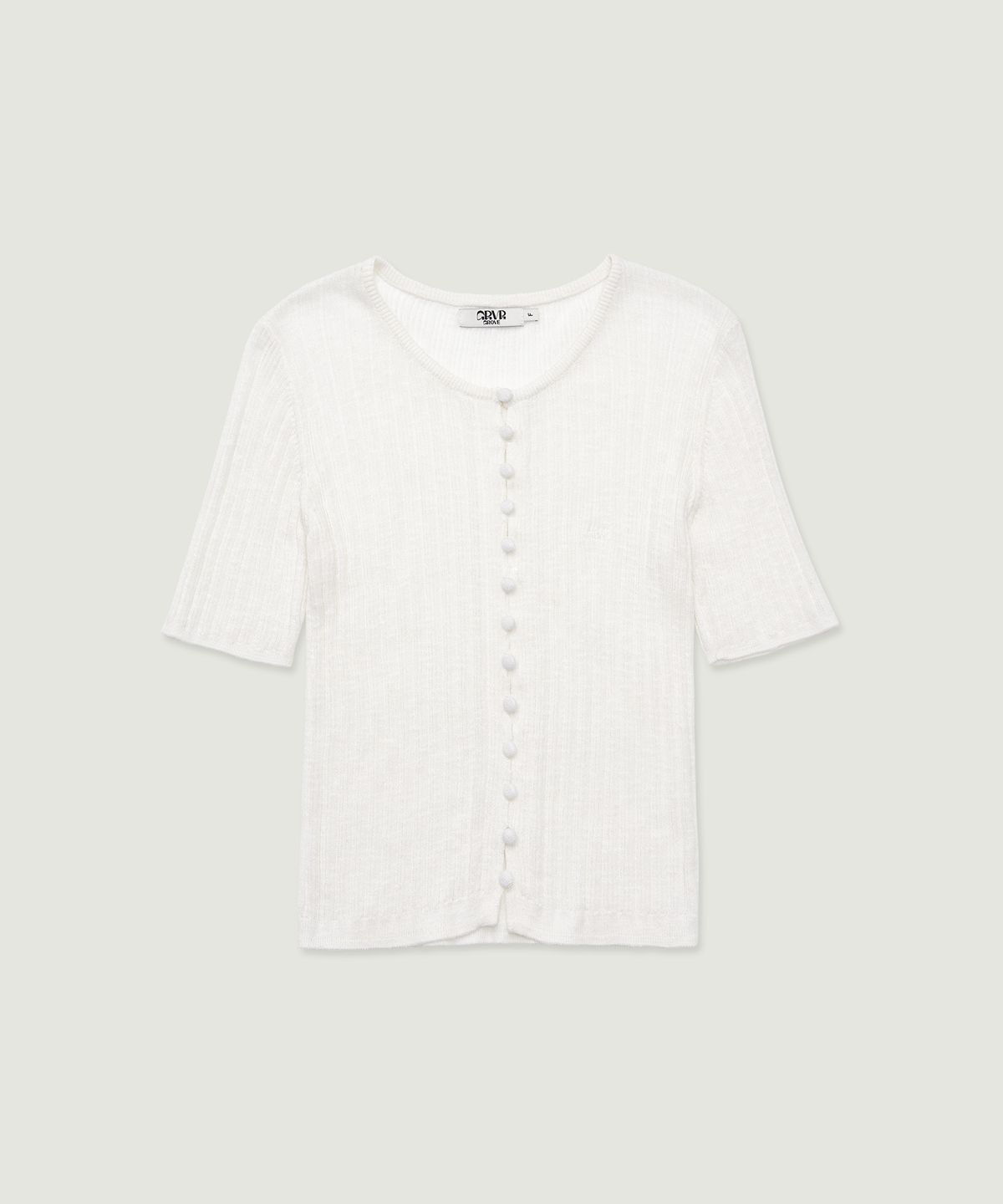 그로브(GROVE) GABY H/S KNIT (WHITE)