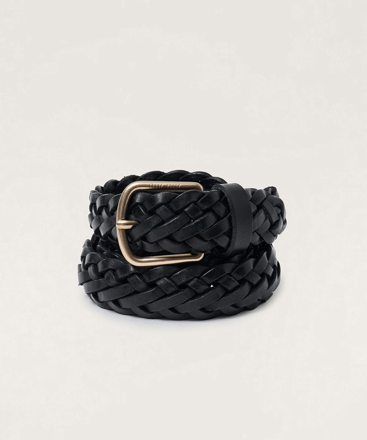 넛넛(NUTNUT) Paloma Weaving Belt - BLACK