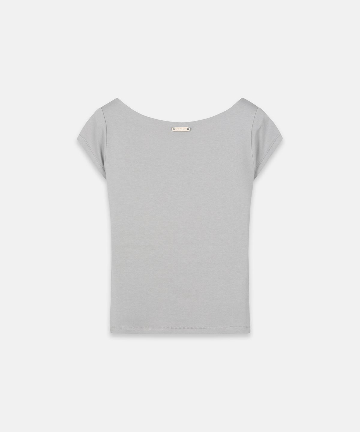 나체(NACHE) SLIP X-RAY PRINTED T-SHIRT GRAY