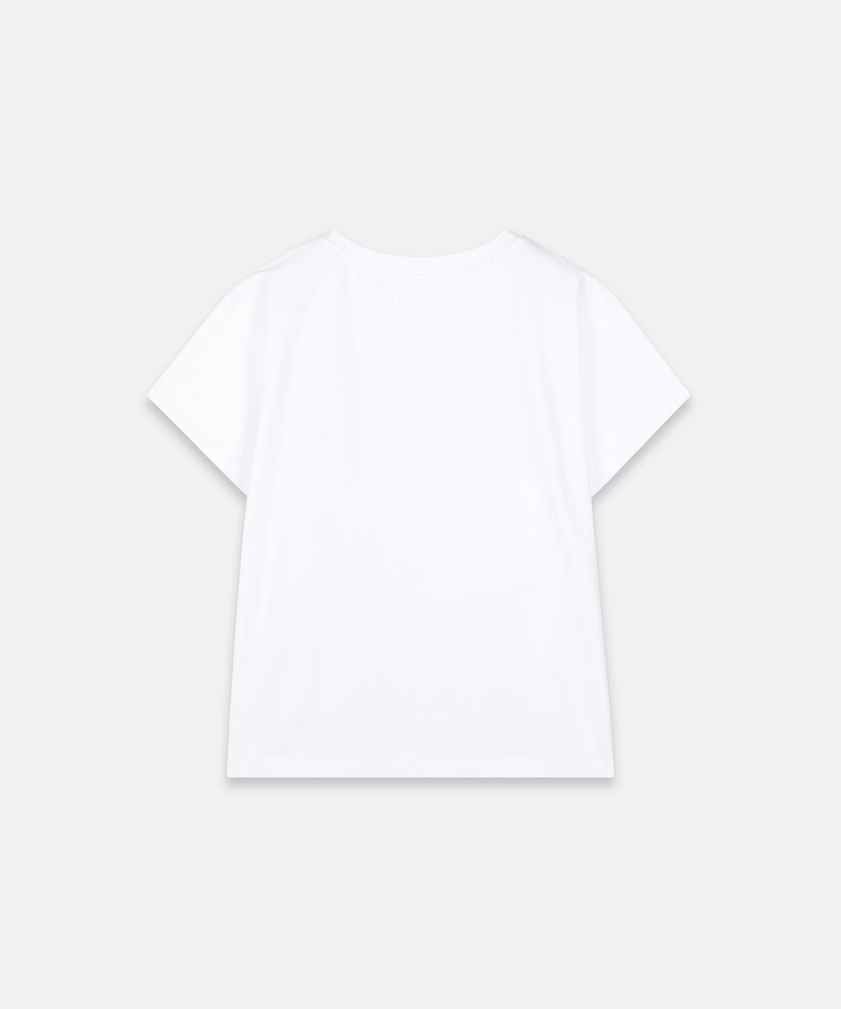나체(NACHE) BELT LAYER PRINTED T-SHIRT WHITE