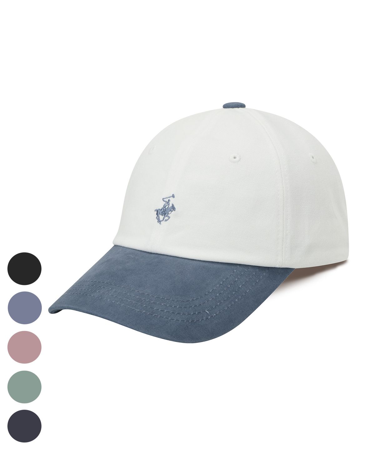 비버리힐스 폴로클럽(BHPOLOCLUB) 남여 공용 빈티지 투톤 볼캡 5Color AC007