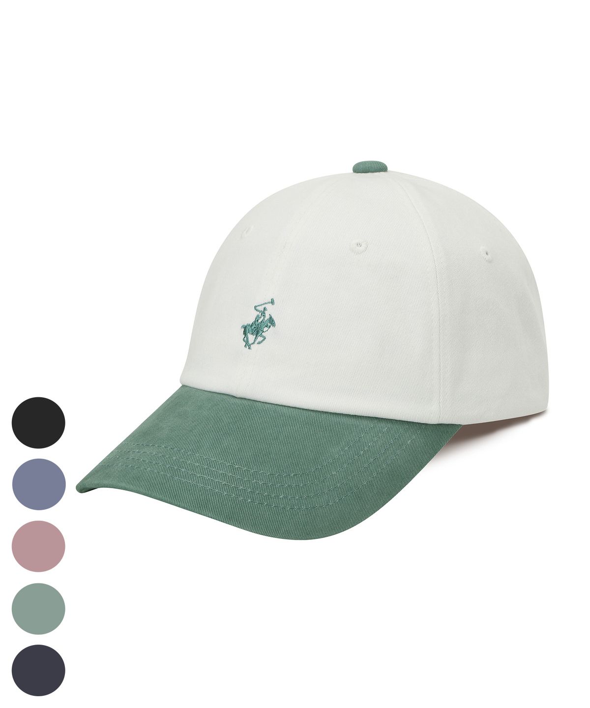 비버리힐스 폴로클럽(BHPOLOCLUB) 남여 공용 빈티지 투톤 볼캡 5Color AC007
