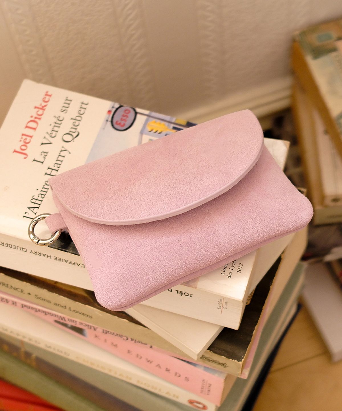 넛넛(NUTNUT) Suede String Bag - PINK