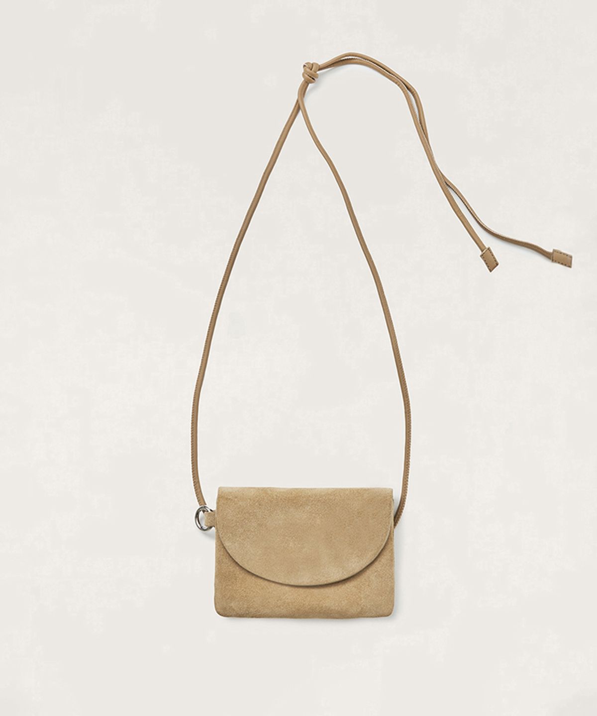 넛넛(NUTNUT) Suede String Bag - BEIGE