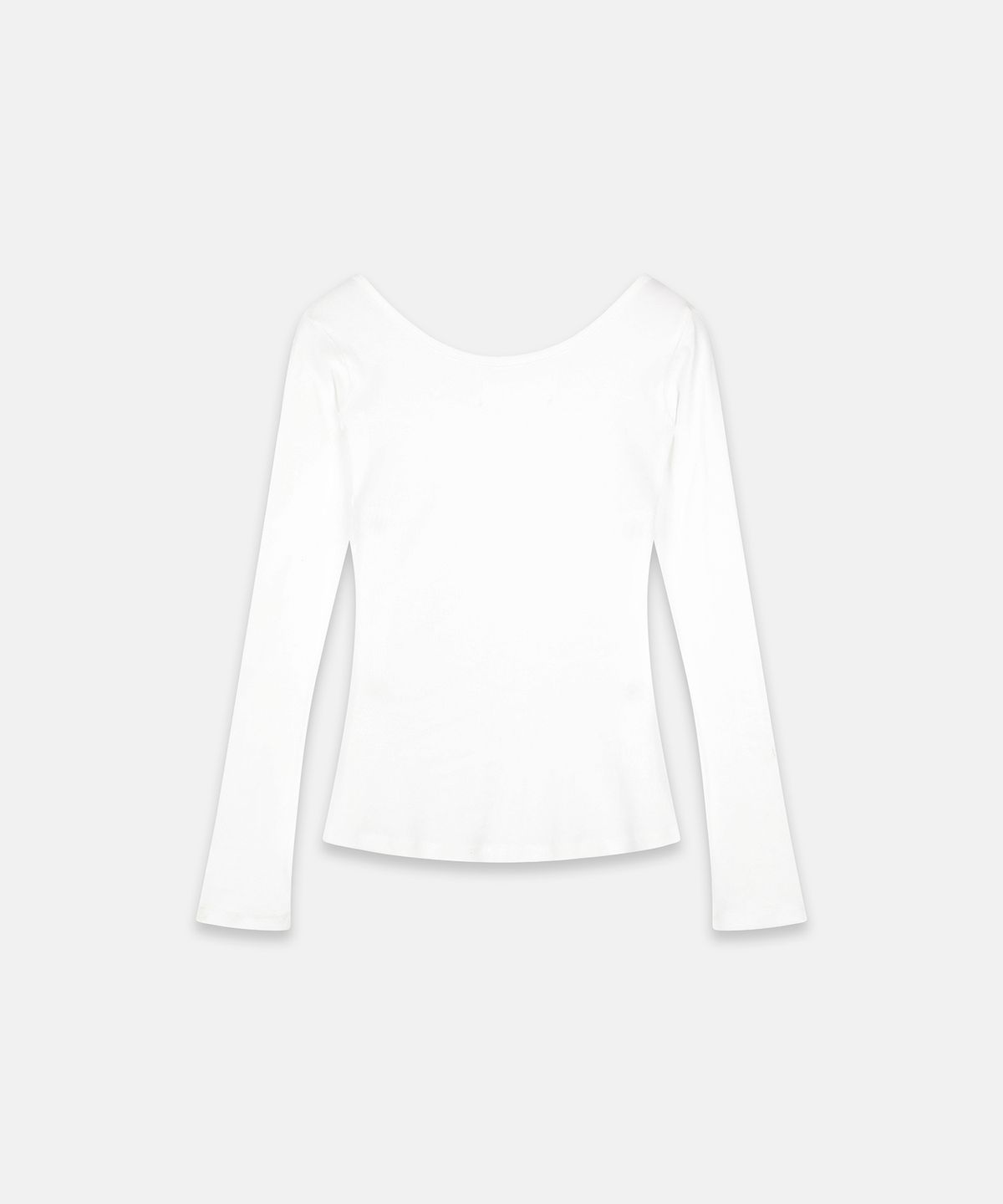 나체(NACHE) MELTED TYPO SOFT LONG SLEEVE IVORY