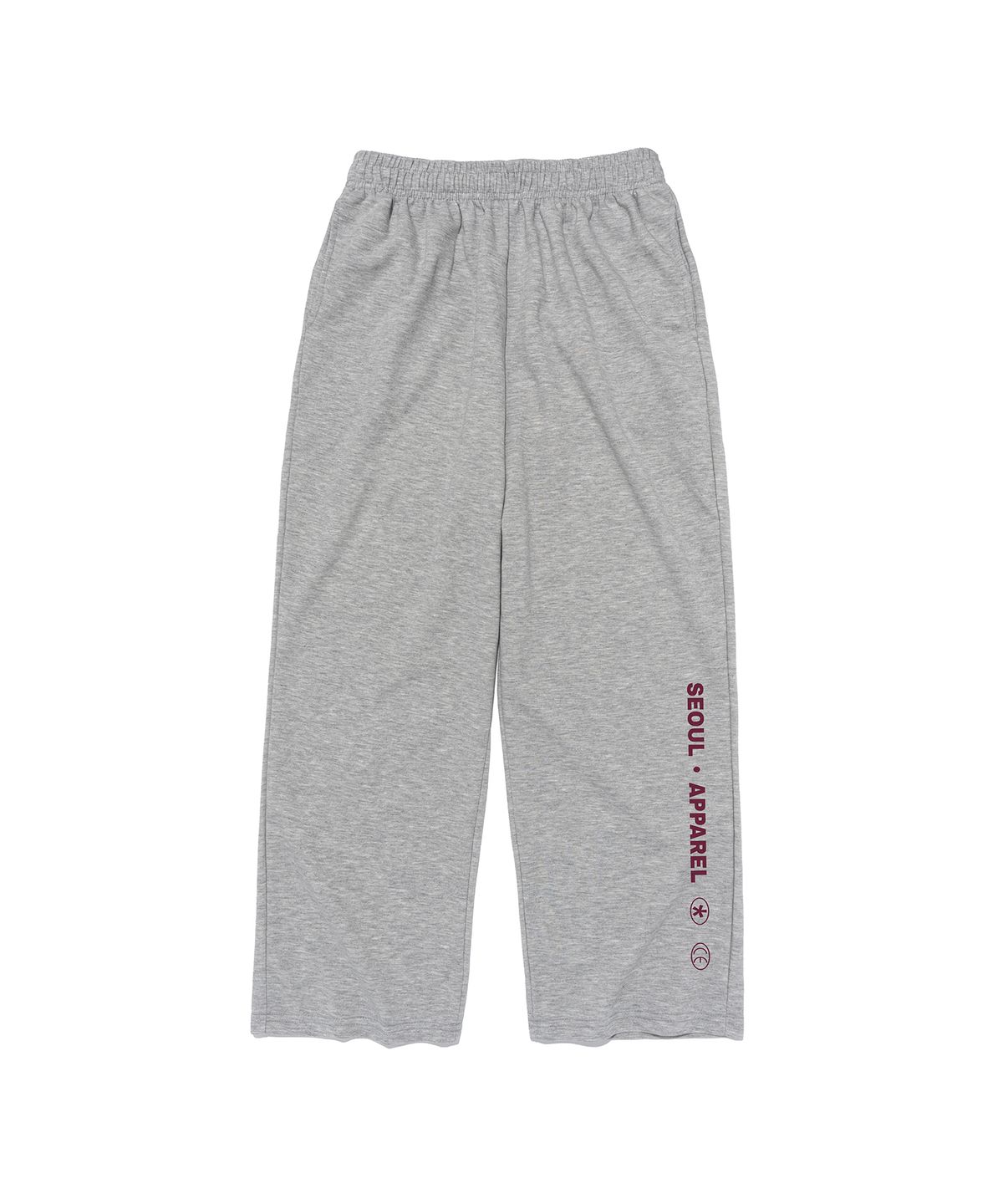 서울어패럴(SEOUL APPAREL) 스몰 버터플라이 로고 후드집업 트레이닝 셋업 (그레이)