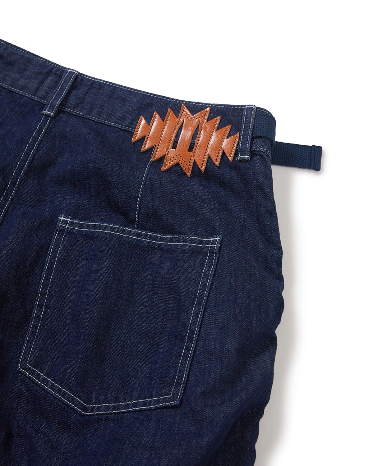 카락터(KARACTOR) Built mild denim pants / Indigo