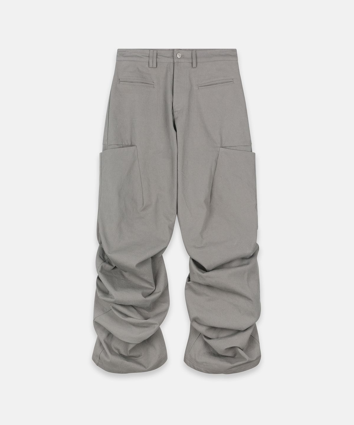 나체(NACHE) PINTUCK WIDE PANTS (UNISEX) DUSTY BEIGE