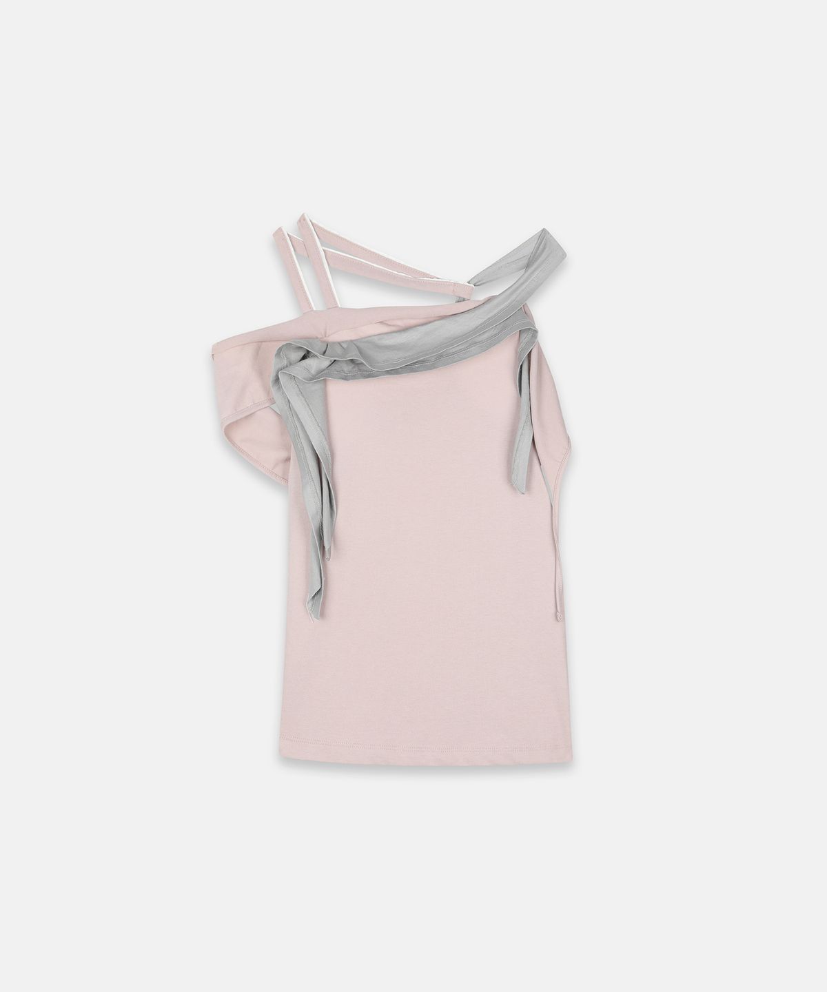 나체(NACHE) RAWCUT HALTER SLEEVELESS DUSTY PINK