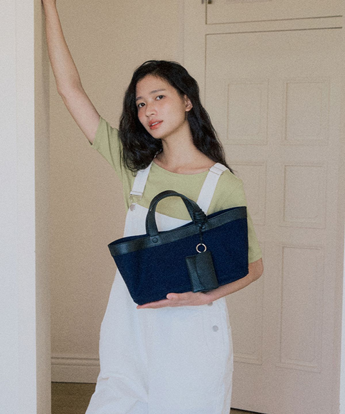 넛넛(NUTNUT) Posada Canvas Bag - NAVY