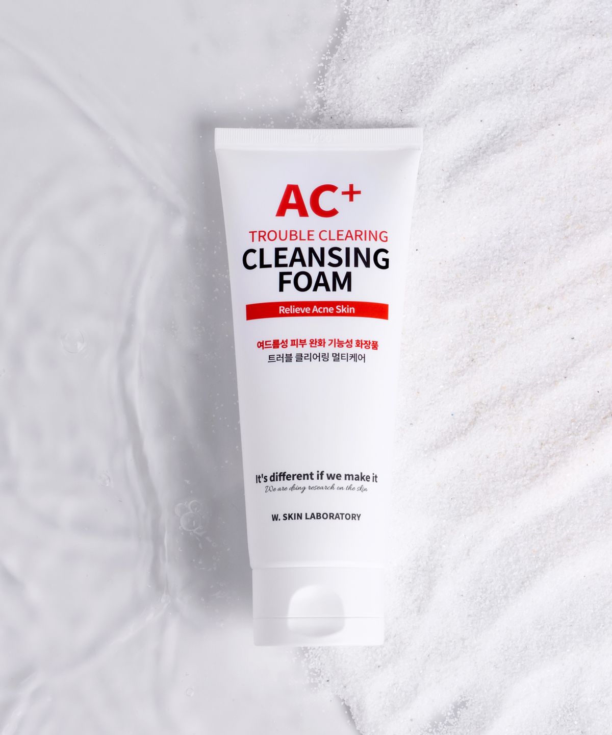 더블유피부연구소(W.SKIN LABORATORY) AC+ 트러블 클리어링 기능성 클렌징폼