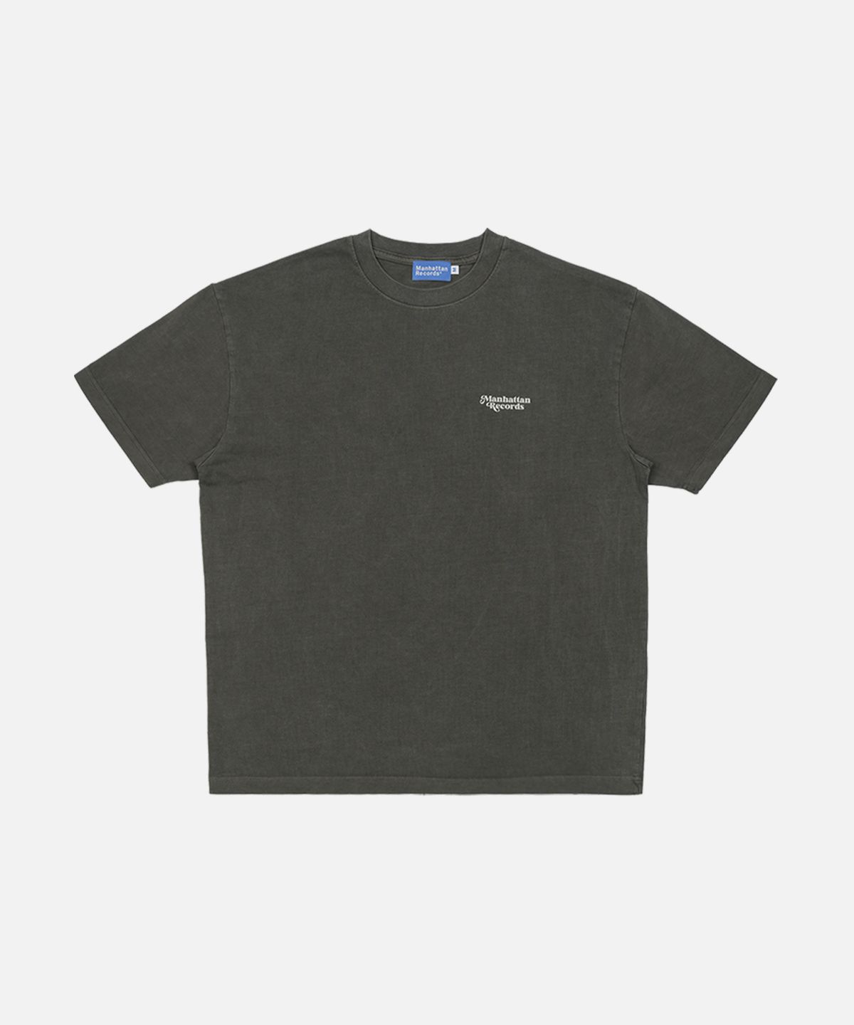 맨하탄레코즈(MANHATTAN RECORDS) MR Pigment Round Logo Tee - Olive