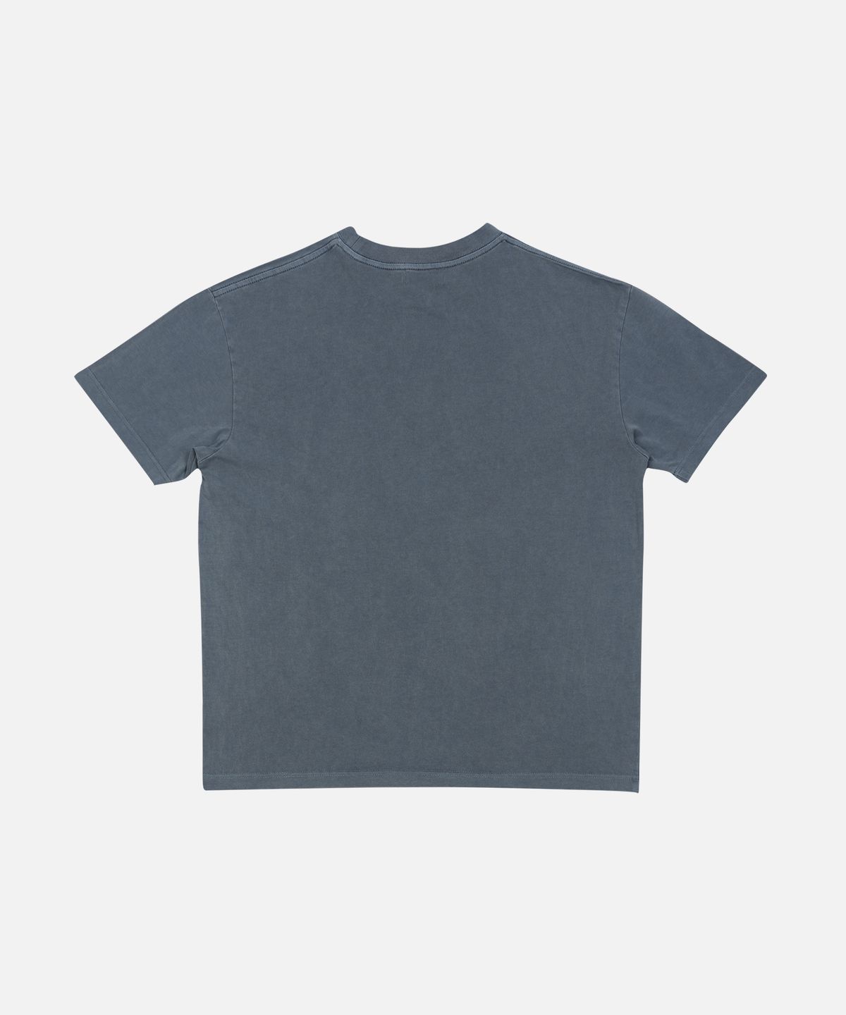 맨하탄레코즈(MANHATTAN RECORDS) MR Pigment Stack Logo Tee - Blue