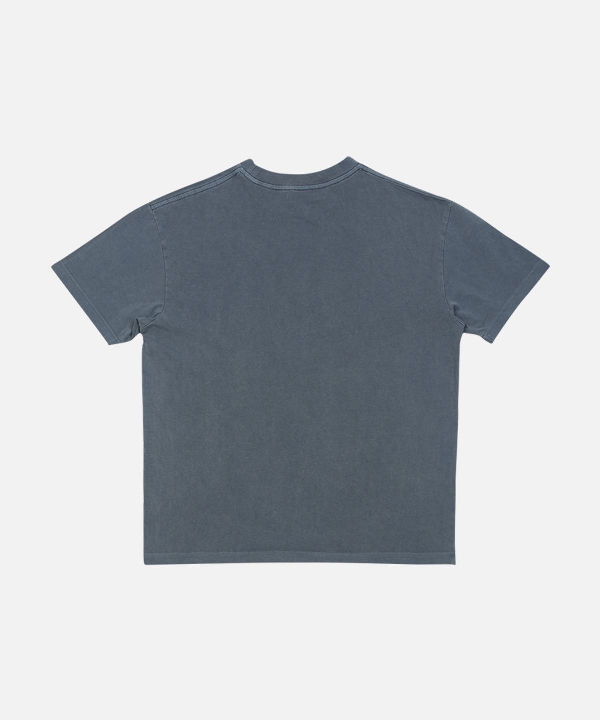 맨하탄레코즈(MANHATTAN RECORDS) MR Pigment College Logo Tee - Blue