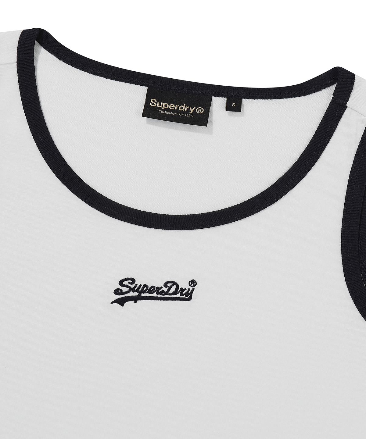 슈퍼드라이(SUPERDRY) 우먼스 OG 로고 슬리브 화이트 SDFIVCQ48WHT