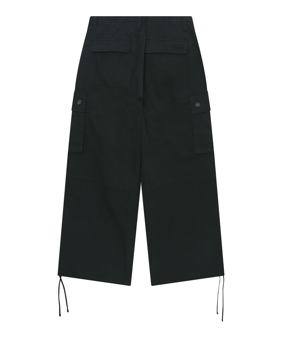 슈퍼드라이(SUPERDRY) 우먼스 카고 와이드 팬츠 차콜 SDFLDAQ47CHL