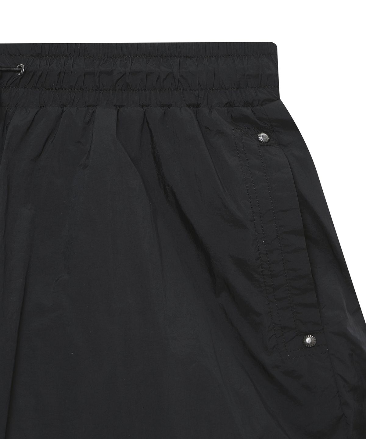 슈퍼드라이(SUPERDRY) 우먼스 글로시 나일론 숏팬츠 블랙 SDFLTCQ56BLK