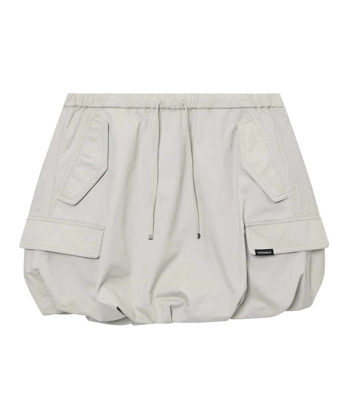 슈퍼드라이(SUPERDRY) 우먼스 카고 벌룬 미니 스커트 베이지 SDFLKCQ51BEG