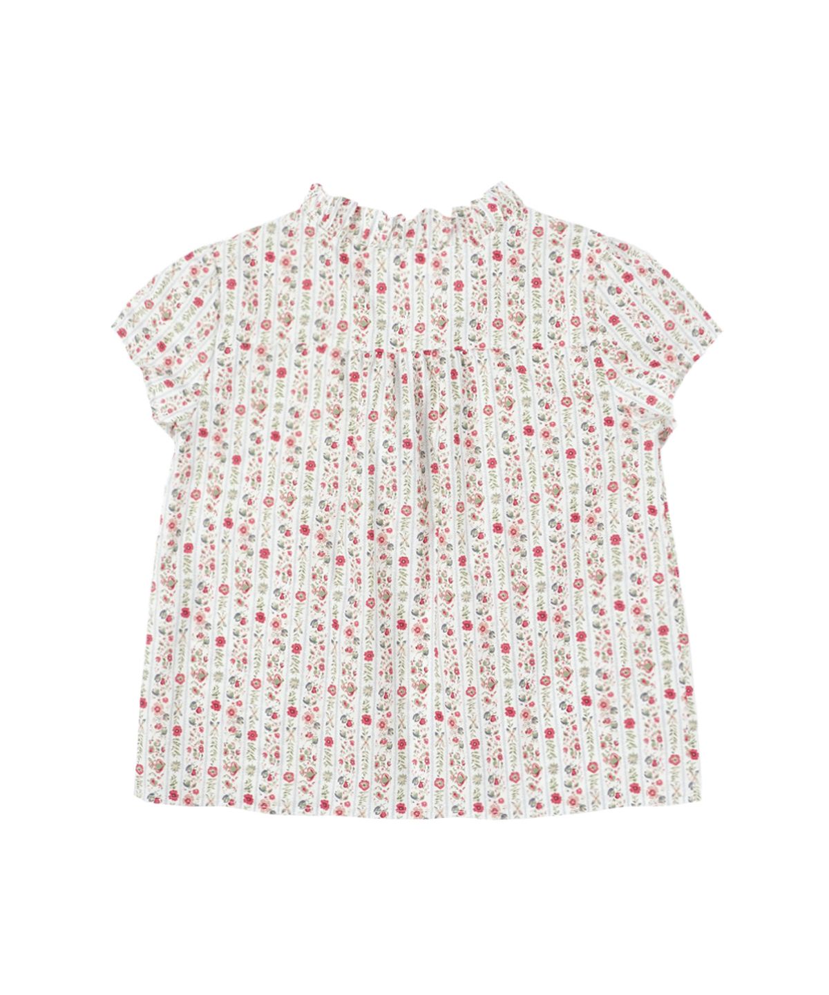 써넥트(SUNNECT) Floral Peasant Blouse - White