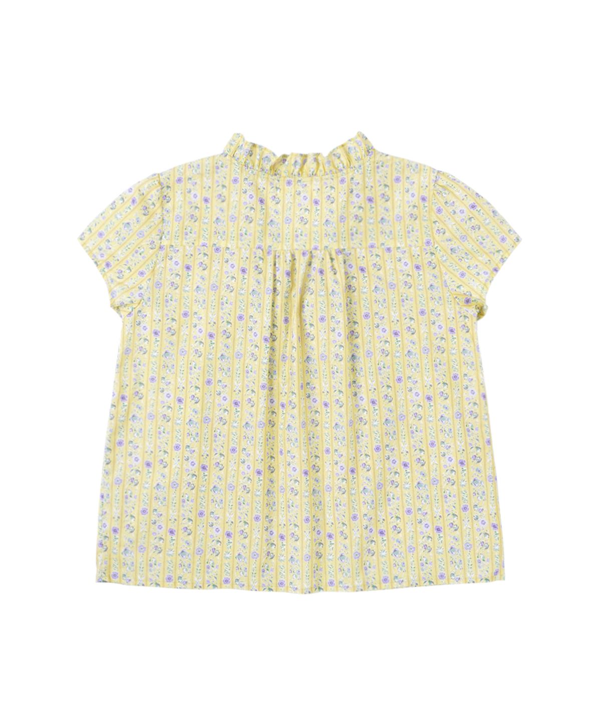 써넥트(SUNNECT) Floral Peasant Blouse - Yellow