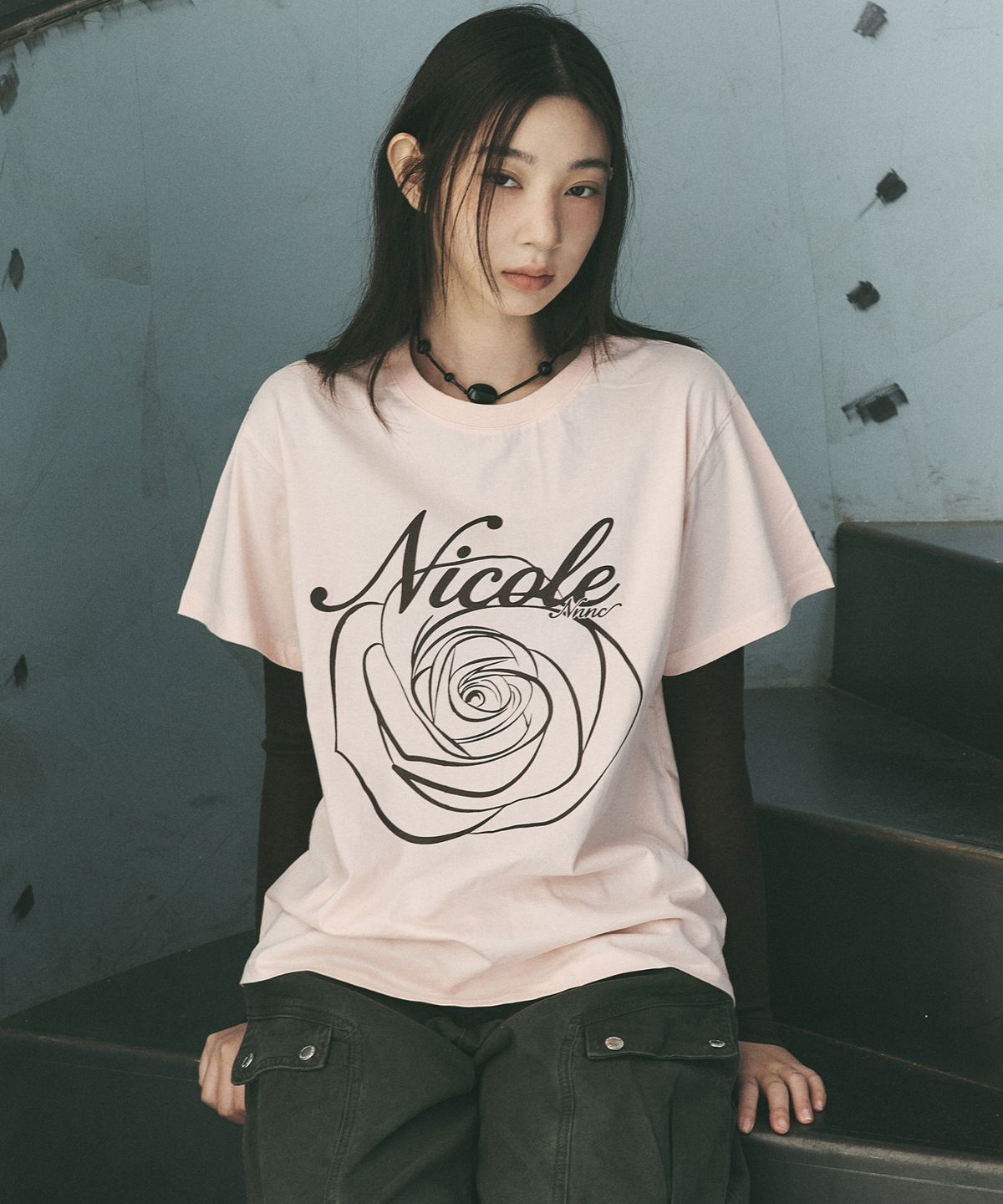 닉앤니콜(NICK&NICOLE) NICOLE ROSE SLEEVE TOP_17 COLOR