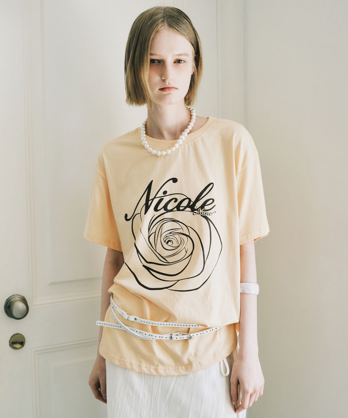 닉앤니콜(NICK&NICOLE) NICOLE ROSE SLEEVE TOP_17 COLOR