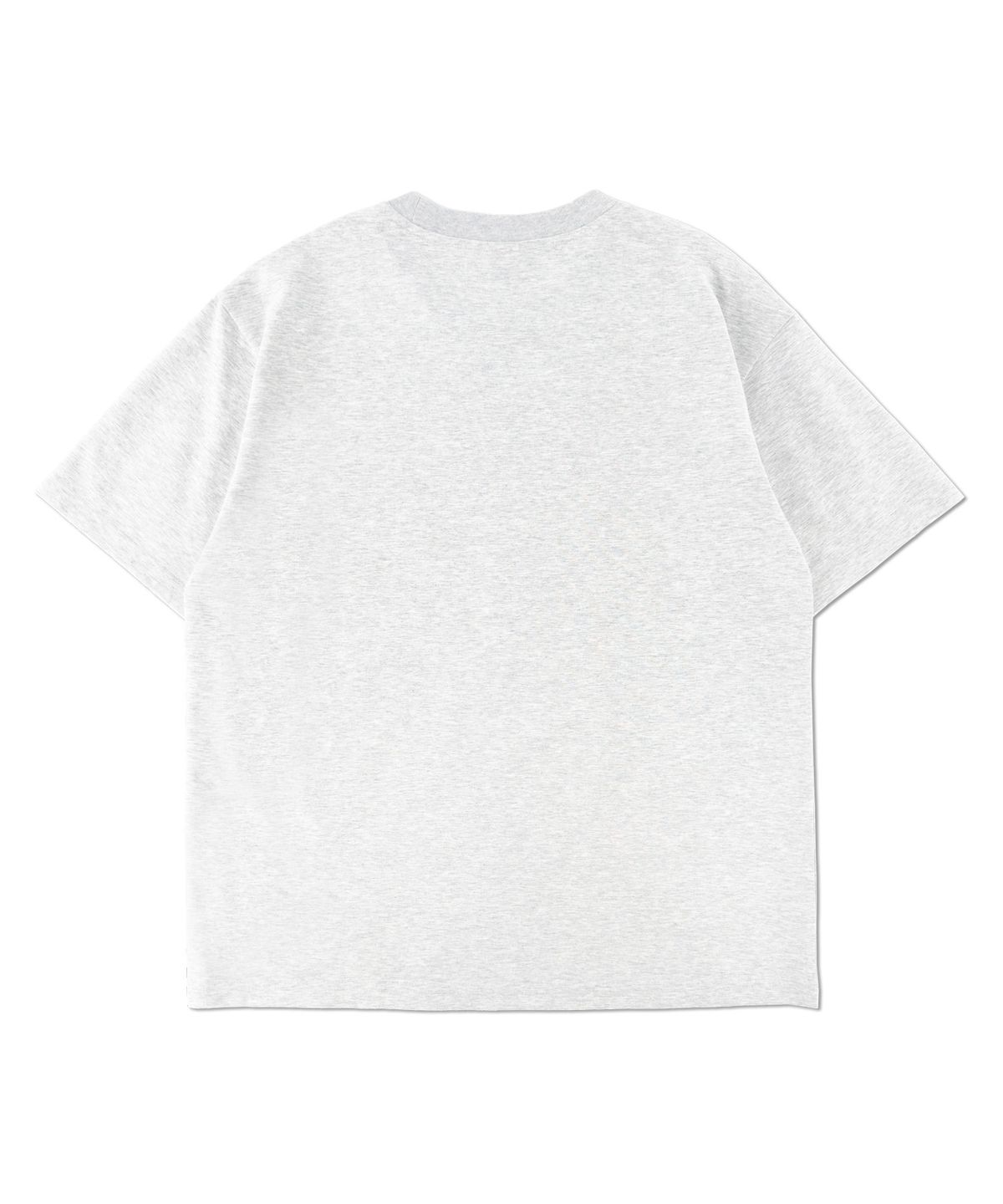 어노이드(ANNOYED) 스마일 로고 반팔티 LQ7TU436_LIGHT GREY
