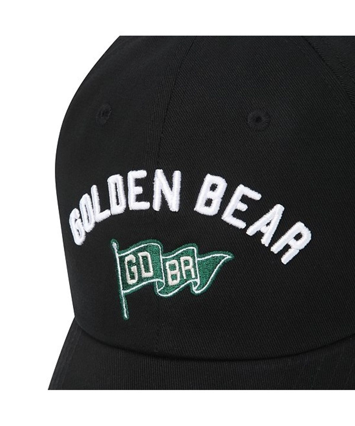 골든베어(GOLDEN BEAR) (U) Essential Flag Logo Ball Cap G6RAX26201BKX