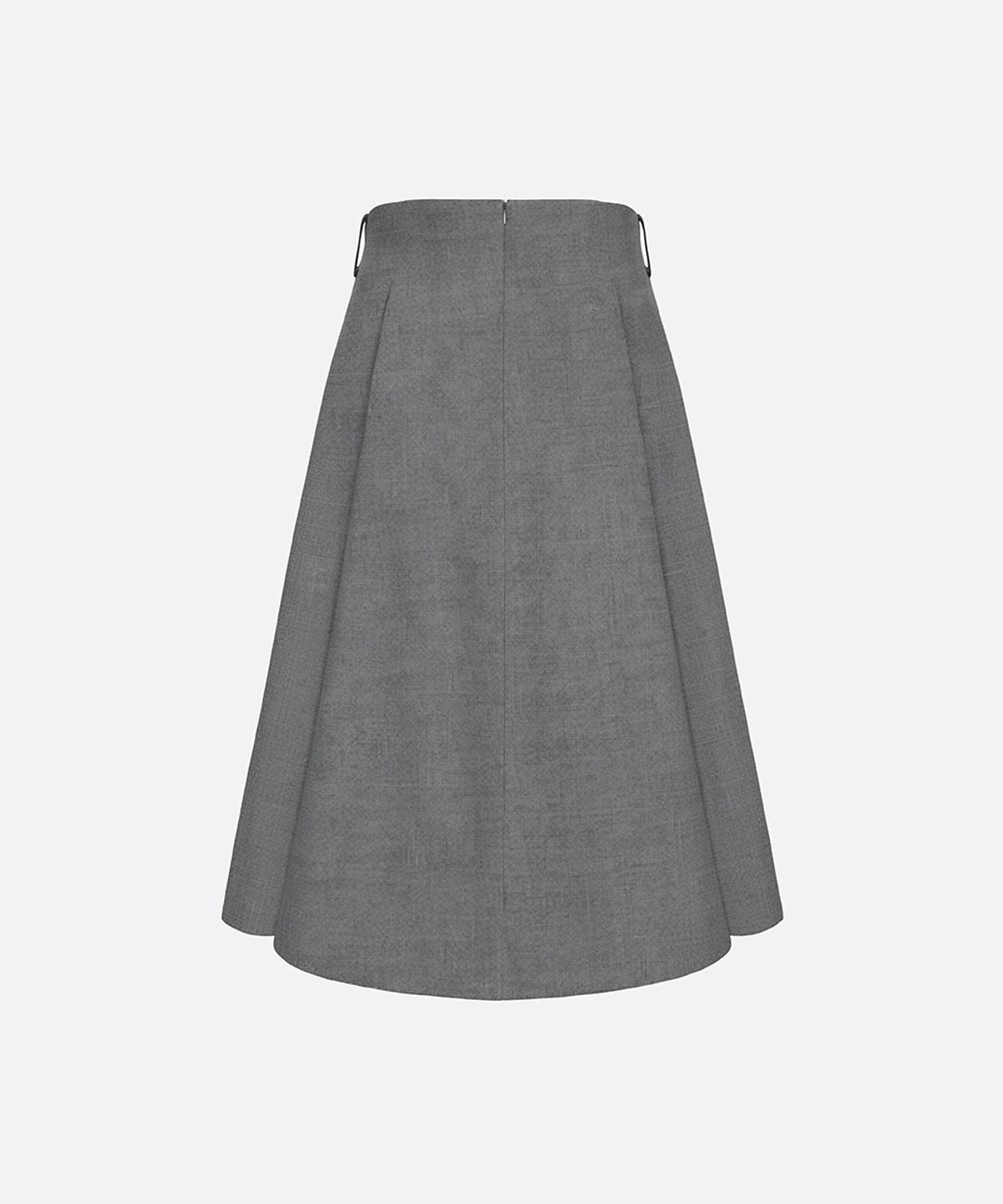 엘시 아일랜드(ELCY ISLAND) Grace Signature A-line Skirt (GRAY)