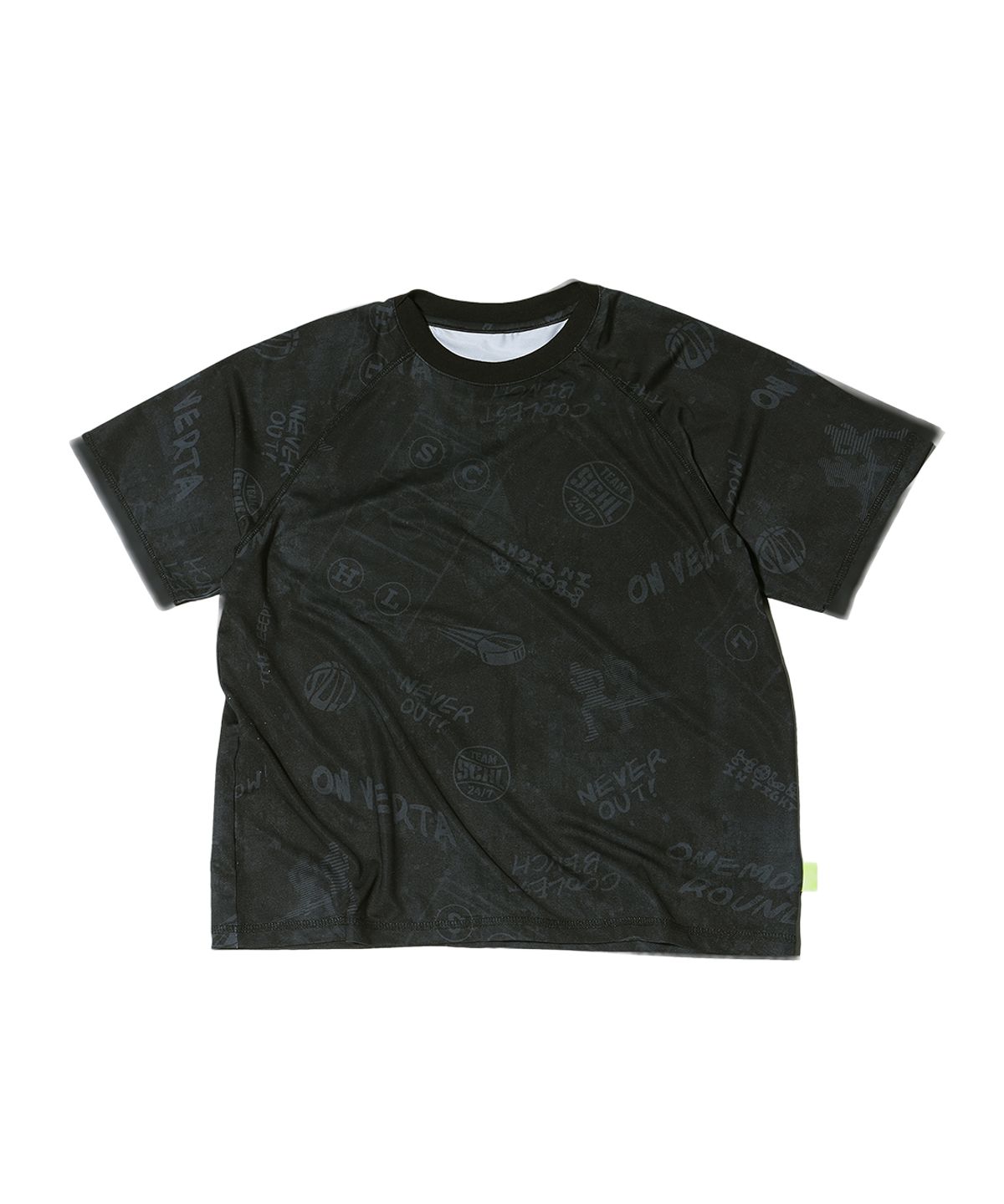 스쿨더키퍼스(SCHLTHEKEEEPERS) 리버 라인 티셔츠 - 블랙