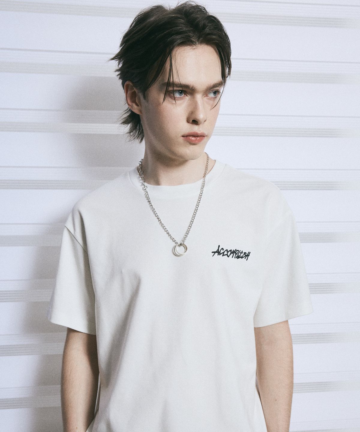 벙커버스터(BUNKERBUSTER) 어컴플리쉬 드로잉 반팔티 MQ2TU246_OFF WHITE