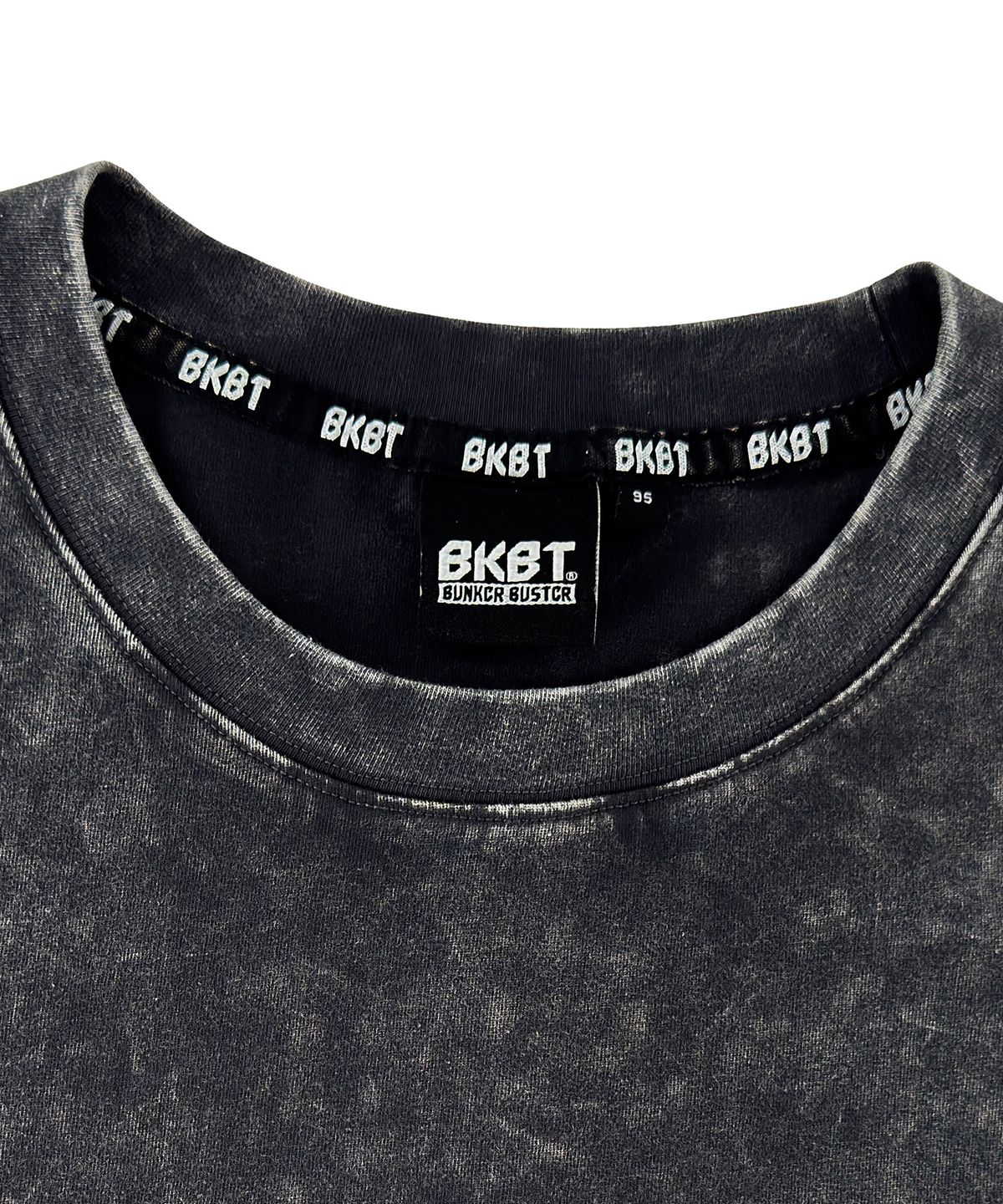 벙커버스터(BUNKERBUSTER) 스노우 워싱 서클 그래픽 반팔티 MQ2TU281_CHARCOAL