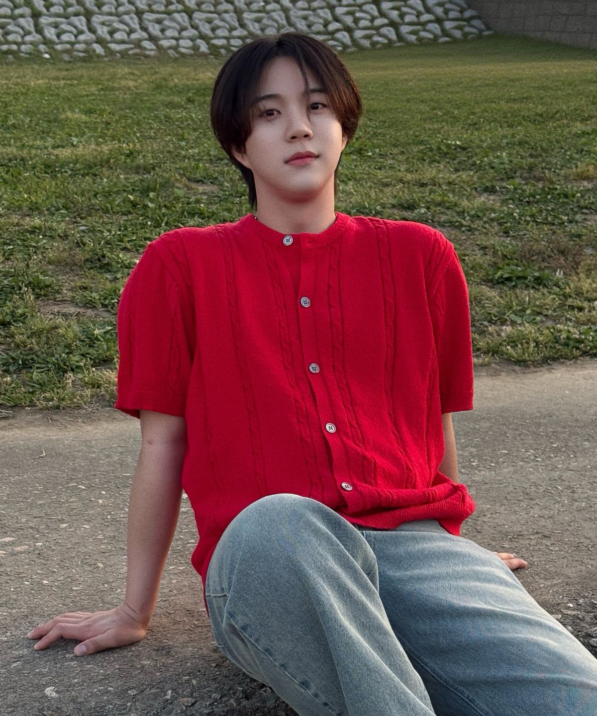 효지(HYOJI) 26 SS 워셔블 케이블 라운드 크롭 니트 가디건 (6컬러)