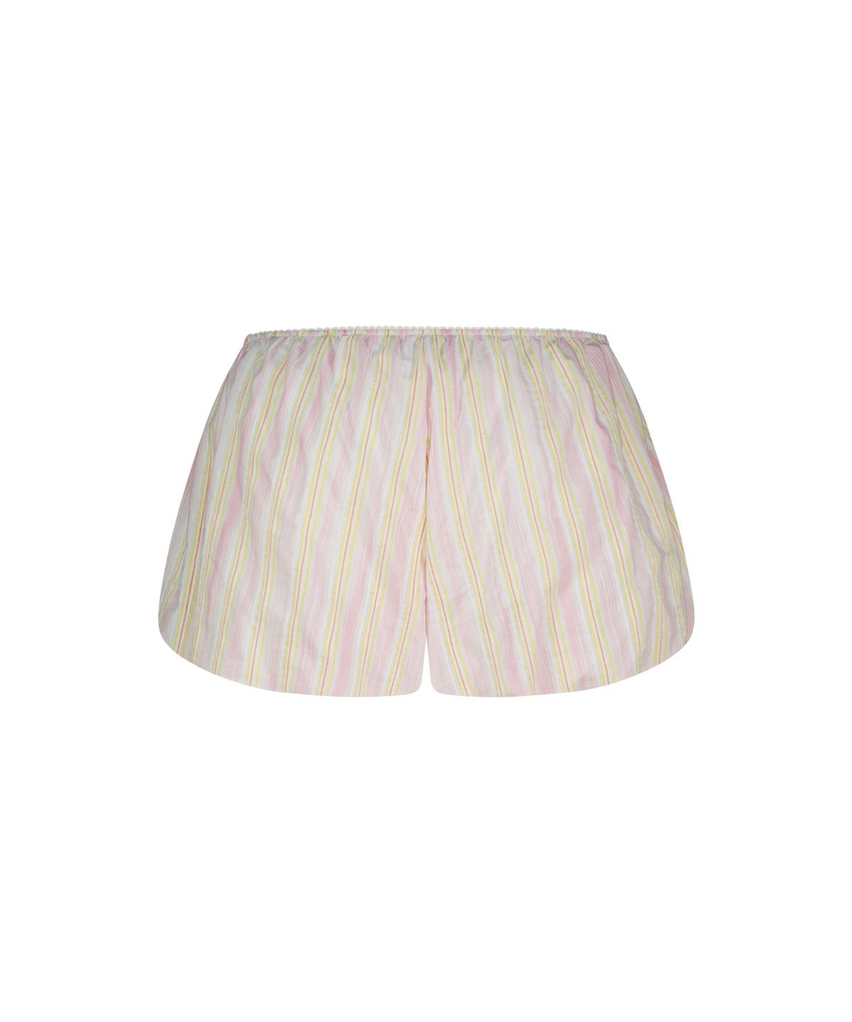 에즈이프 캘리(ASIF CALIE) STRIPE CORSAGE BALLOON SHORTS PINK