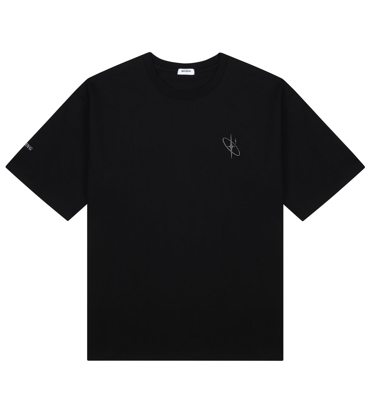 블루잉(BLUEING) BLUEING SCOTCH SIMBOL LOGO TEE [WHITE, BLACK]