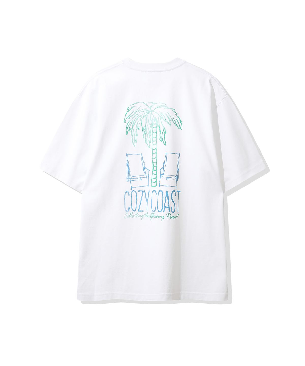 코드그라피(CGP) COZY COAST 반소매 티셔츠-화이트